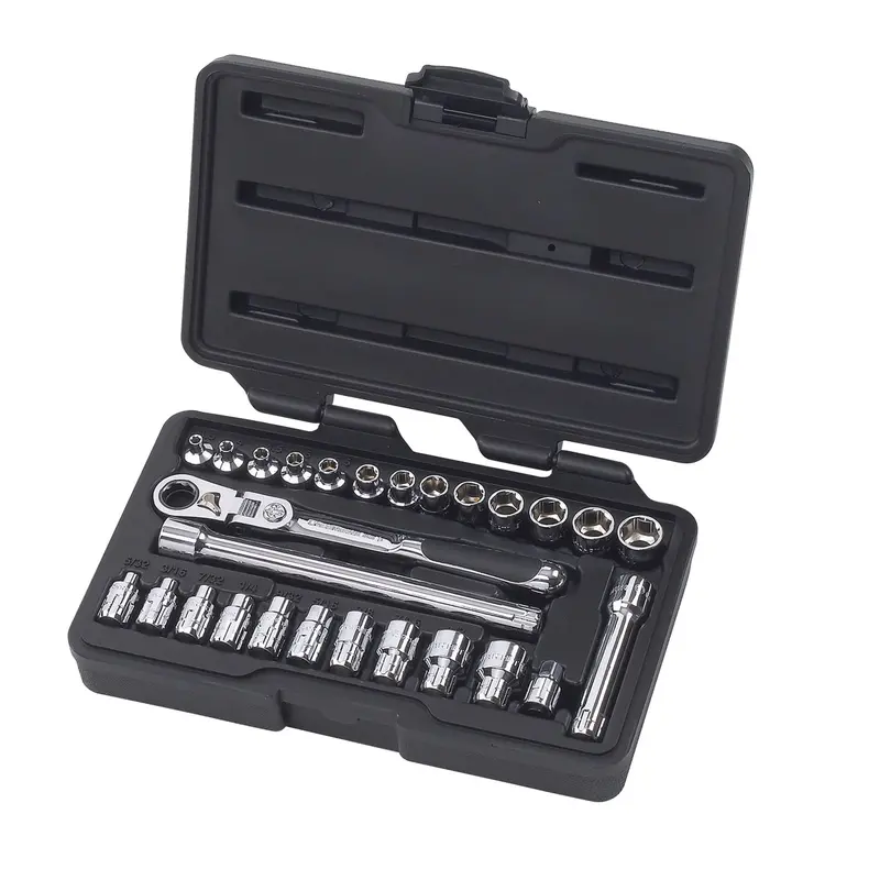 27-Piece 1/4" Drive Gearratchet Pass-Thru Flex Head Ratchet Set Kdt891427 Gearwrench 1