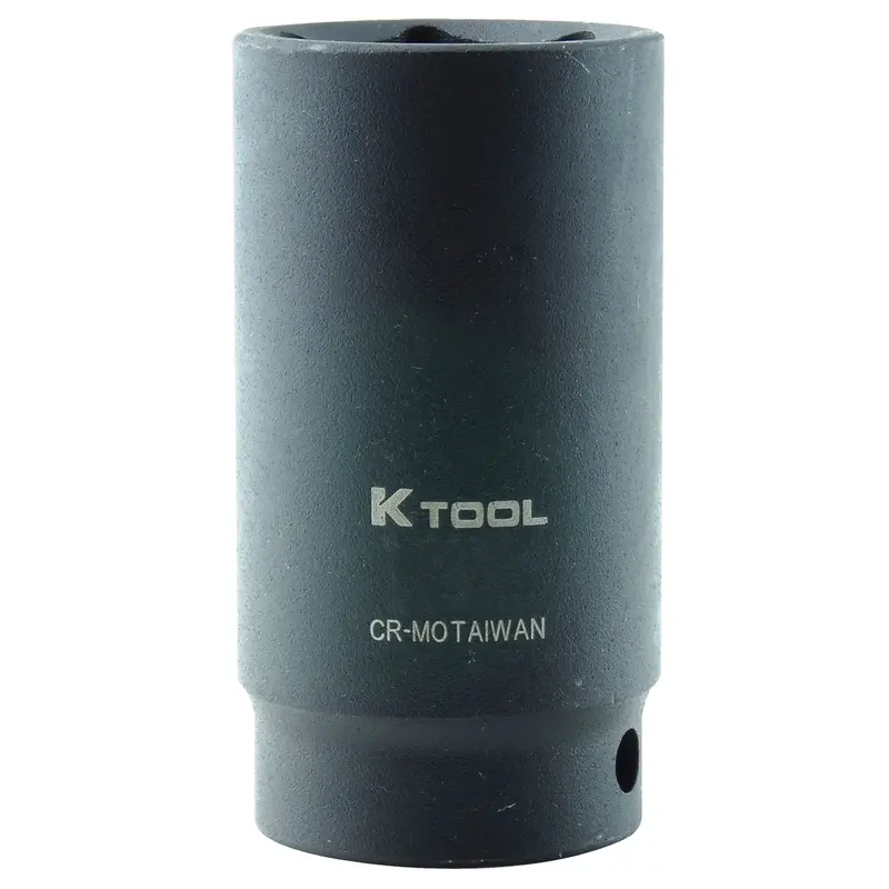 28Mm X 1/2" Drive 6-Point Metric Deep Chrome-Moly Impact Socket (Ea) Kti38228 K Tool International 1