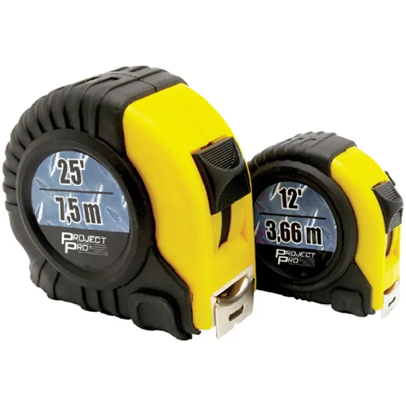 2Pc Cushion Grip Tape Measure Wlm1941 Wilmar Corp. / Performance Tool 1