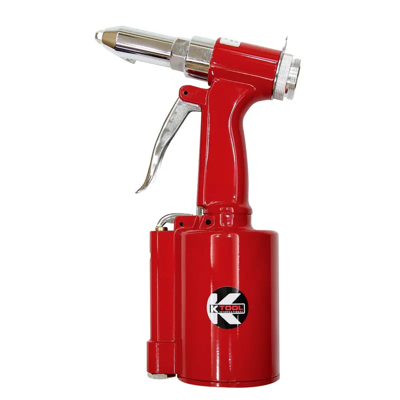 3/16" Air Hydraulic Rivet Gun, Includes 4 Standard-Size Nose Pieces Kti89110 K Tool International 1