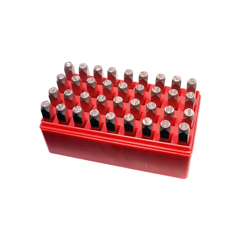 3/16" Letters And Numbers Metal Stamp Set With Storage Case Kti73400 K Tool International 1
