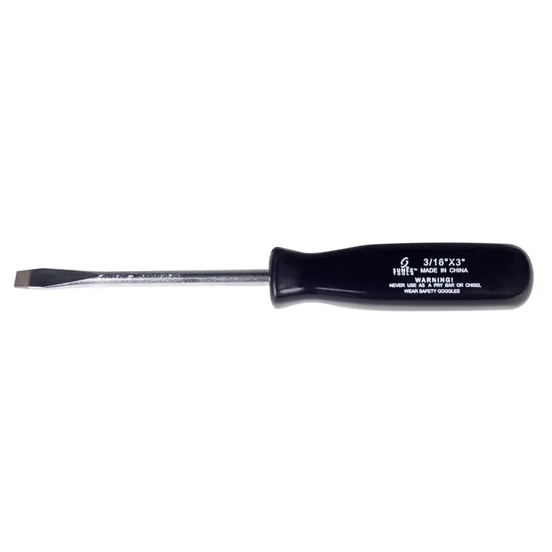 3/16" X 3" Black Screwdriver Sun98004 Sunex 1