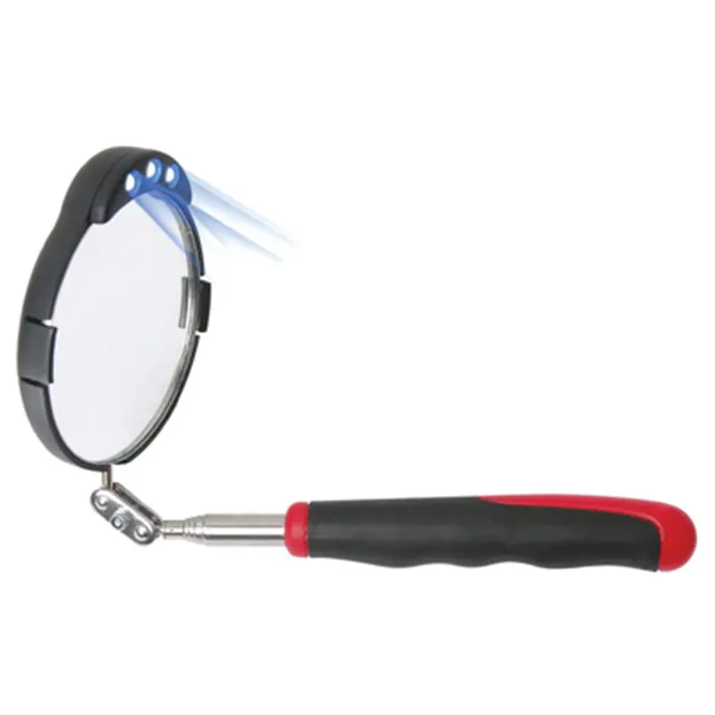 3-3/8 Diameter Led Lighted Inspection Mirror Ullhts-2Lt Ullman Devices Corp. 1