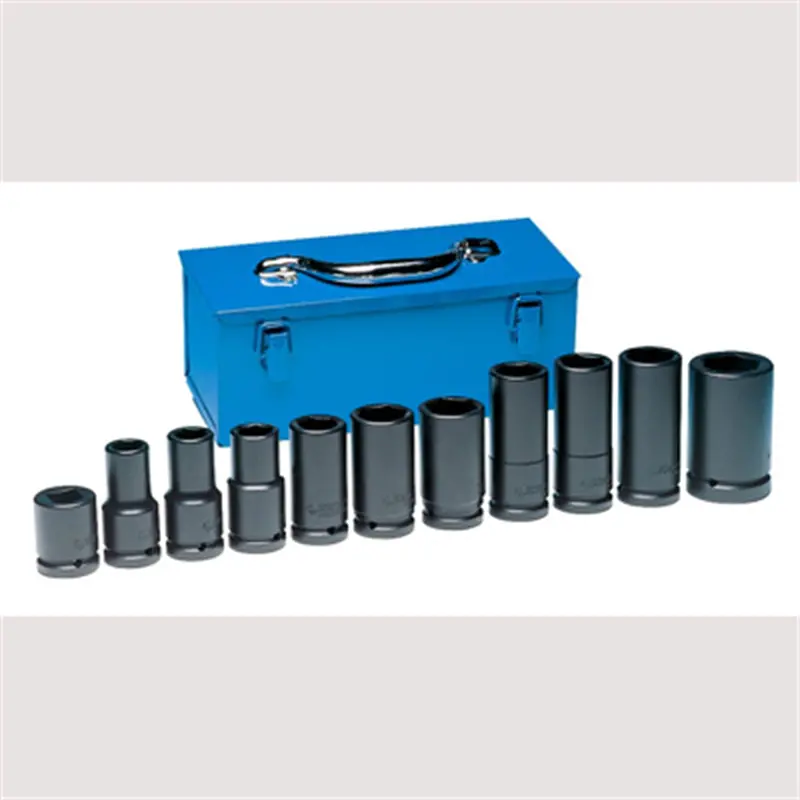 3/4" Drive 11 Piece Truck Wheel Service Set Gre8032 Grey Pneumatic 1