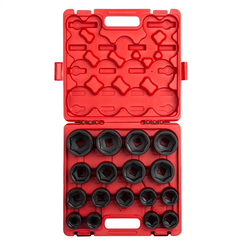 3/4" Drive 17 Piece Sae Heavy-Duty Impact Socket Set Sun4683 Sunex 1