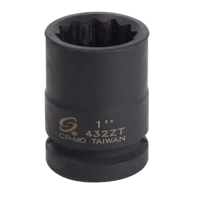 3/4 In. Drive 12-Point Thin Wall Impact Socket, 1 In. Sun432zt Sunex 1