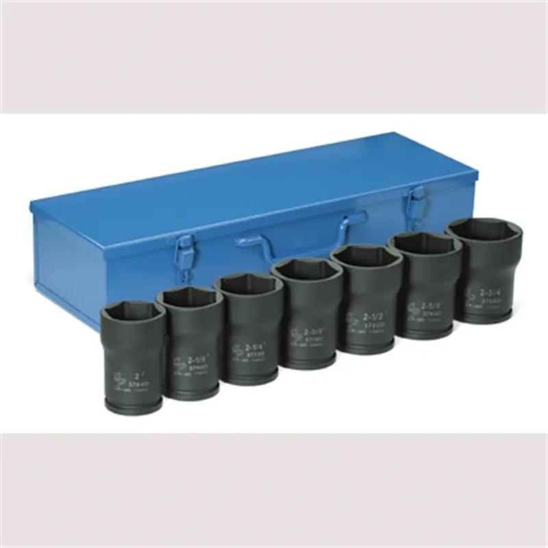 3/4 In. Drive 7 Piece Truck Pinion Locknut Set Gre8370 Grey Pneumatic 1
