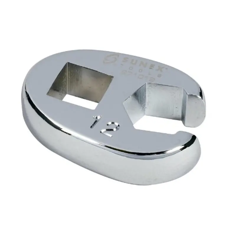 3/8" Dr. 12Mm Fully Polished Flare Nut Crowfoot Wrench Sun971012 Sunex 1