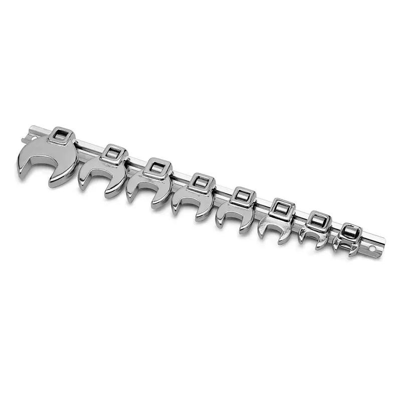 3/8" Drive 10 Pc. Metric Crow Foot Wrench Set (10, 12, 13, 14, 15, 16, 17, 18, 19 & 21Mm) Wlmw452 Wilmar Corp. / Performance Tool 1