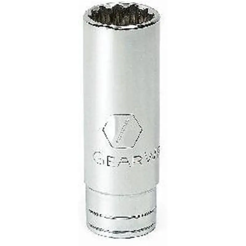 3/8" Drive 6 And 12 Point Sae Deep Length Sockets Kdt80519 Gearwrench 1
