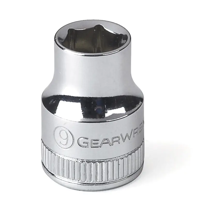 3/8" Drive 6 Point Metric Standard Socket - 9Mm Kdt80377 Gearwrench 1