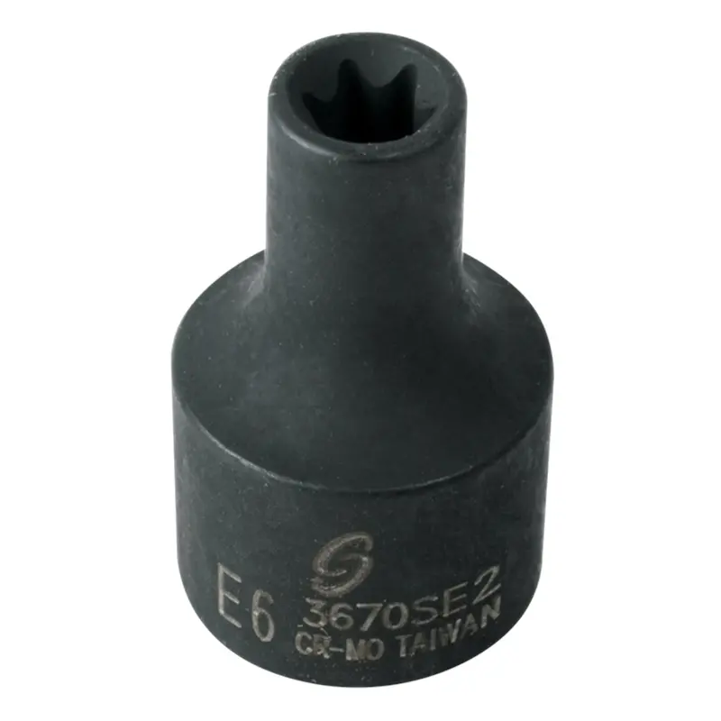 3/8" Drive E6 External Star Impact Socket Sun3670se2 Sunex 1