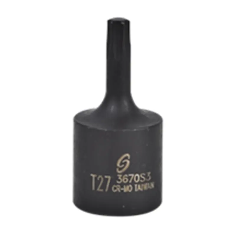 3/8" Drive Internal Star Impact Socket, T27 Sun3670s3 Sunex 1
