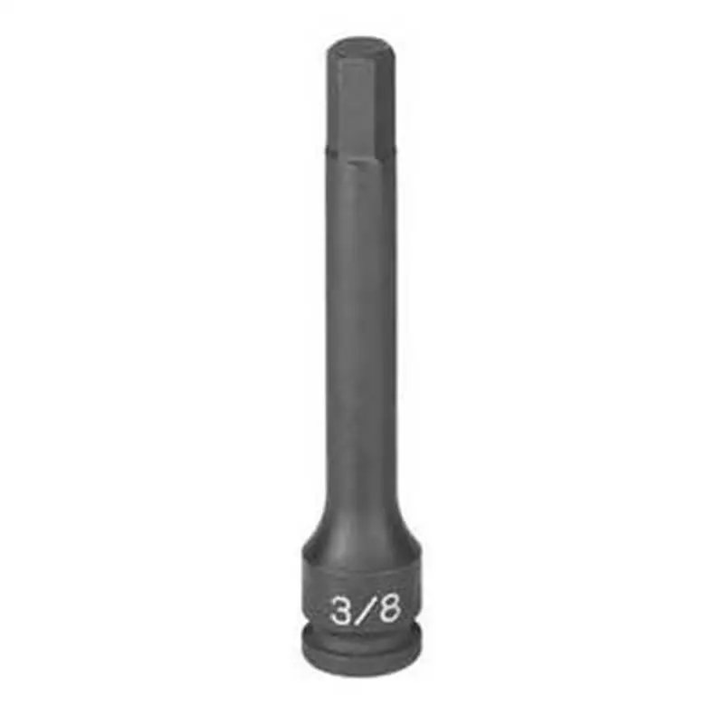 3/8" Drive X 1/4" Hex Driver 4" Length Gre19084f Grey Pneumatic 1