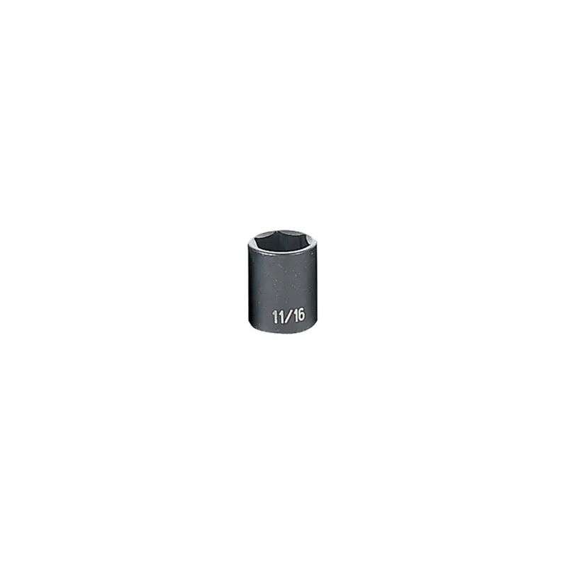 3/8" Drive X 11/16" Standard Gre1022r Grey Pneumatic 1