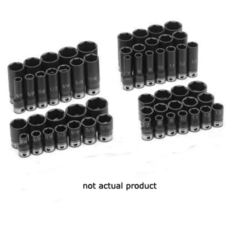 3/8" Drive X 5/8" Deep Duo-Socket - 6 Point Gre81020d Grey Pneumatic 1