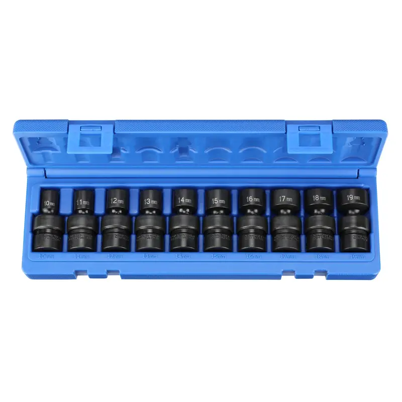 3/8 In. Drive 10-Piece Universal Metric Set Gre1210um Grey Pneumatic 1