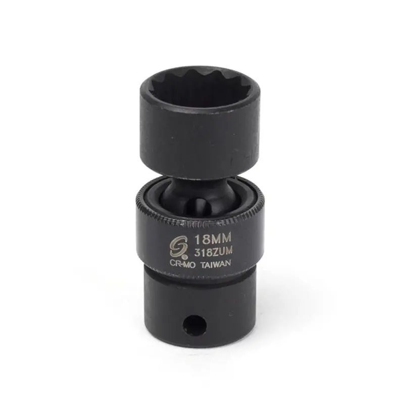 3/8 In. Drive 12-Point 18 Mm Universal Impact Socket Sun318zum Sunex 1