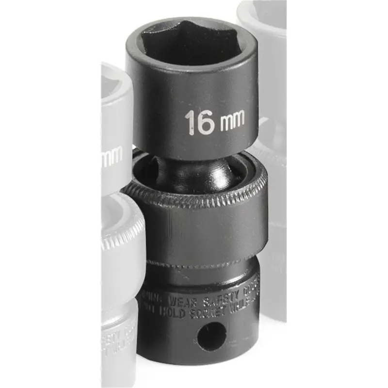 3/8 In. Drive X 16Mm Standard Universal Gre1016um Grey Pneumatic 1