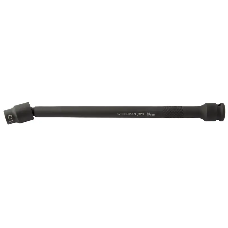 3/8 In. Drive X 9 In. Long Ball-Joint Impact Socket,10Mm Jsp97890 J S Products (Steelman) 1