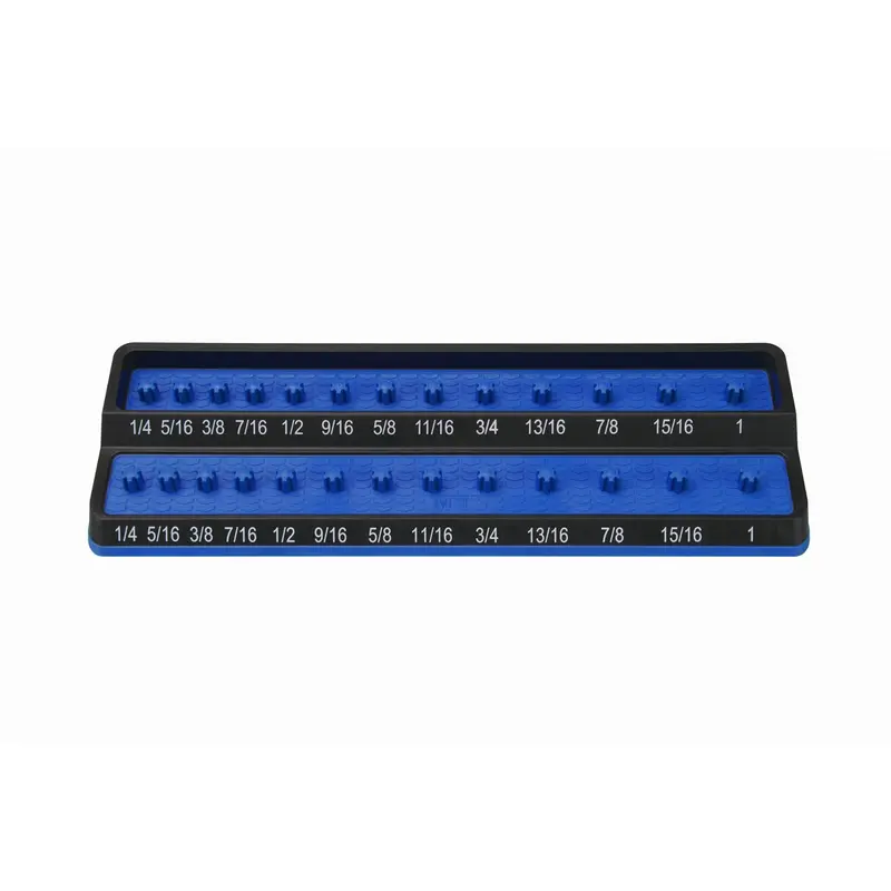 3/8 In. Fractional Sae Peg Socket Holder, Blue Mtspsh38s-Blu Mechanics Time Saver 1