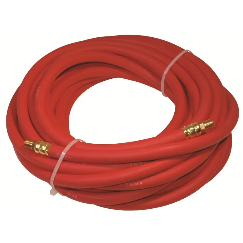 3/8 In. X 25 Ft. - 1/4 In. Mnpt Rubber Air Hose, Red Kti72025 K Tool International 1