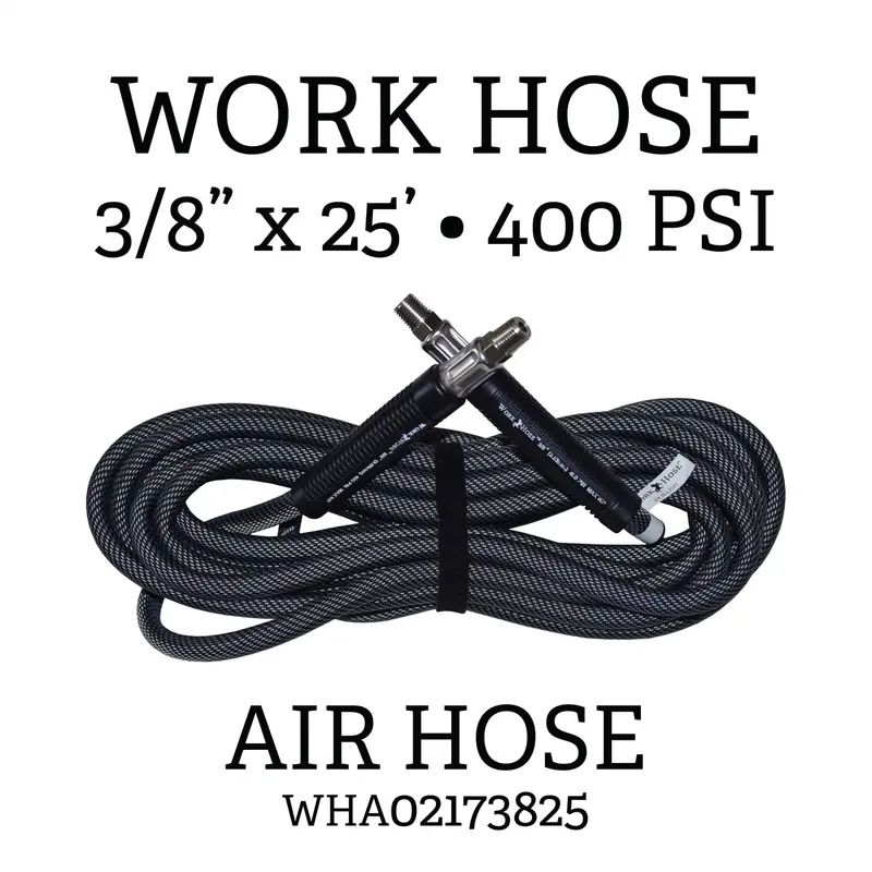 3/8 In. X 25 Ft. Flexible Air Hose Wha02173825 Workhose 1