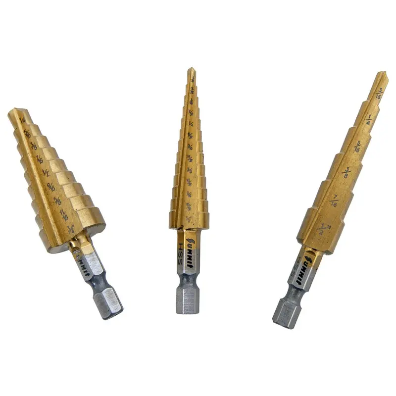 3-Pc Summit Racing Step-Drill Bit Set Ktisum900220 K Tool International 1