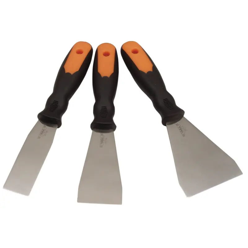 3-Piece Flexible Stainless Steel Putty Knife Set Vimss7100 Vim Products 1