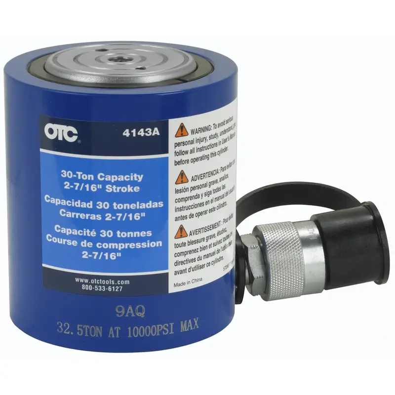 30 Ton Hydraulic Single Acting "Shorty" Cylinder Otc4143a Otc 1