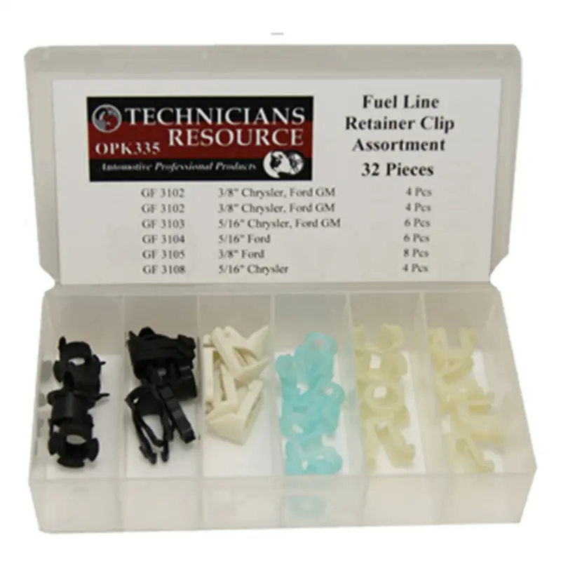 32 Piece Fuel Line Retainer Clip Assortment Tmropk335 The Main Resource 1