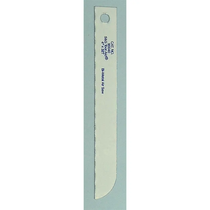 32 Tpi 4" All Purpose Reciprocating Air Saw Blades 5 Per Pack Sgt90040 Sg Tool Aid 1
