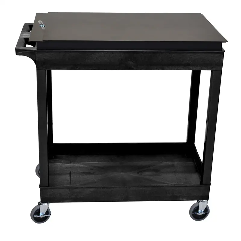 32 X 18 Tub Cart - Two Shelves With Toolbox Luxec11-B-Toolbox Luxor 1