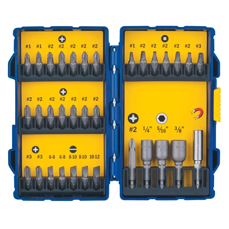 33 Piece Screwdriver Bit Set Han3057017 Hanson 1