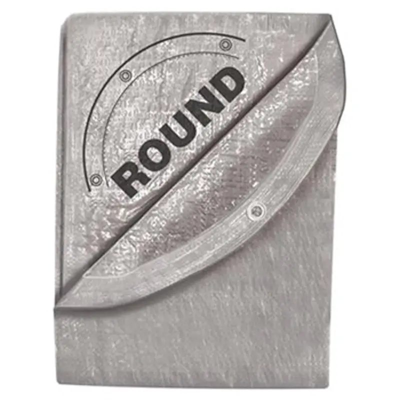 33' X 33' Silver Tarp - Round Gym6420 Michigan Industrial Tools (Mit) 1