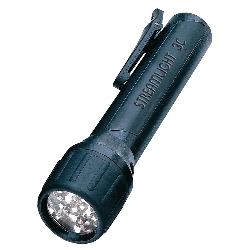 3C White Led Propolymer Flashlight, Black Stl33302 Streamlight 1