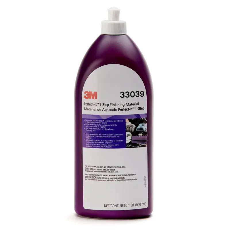3M Perfect-It 1-Step Finishing Material, 33039, 32 Fl Oz, 6 Per Case Mmm33039 3M 1