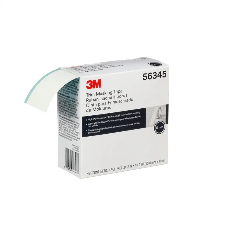 3M Trim Masking Tape, 5Mm Hard Band, 50.8Mm X 10M (6 Rolls/Case) Mmm56345 3M 1