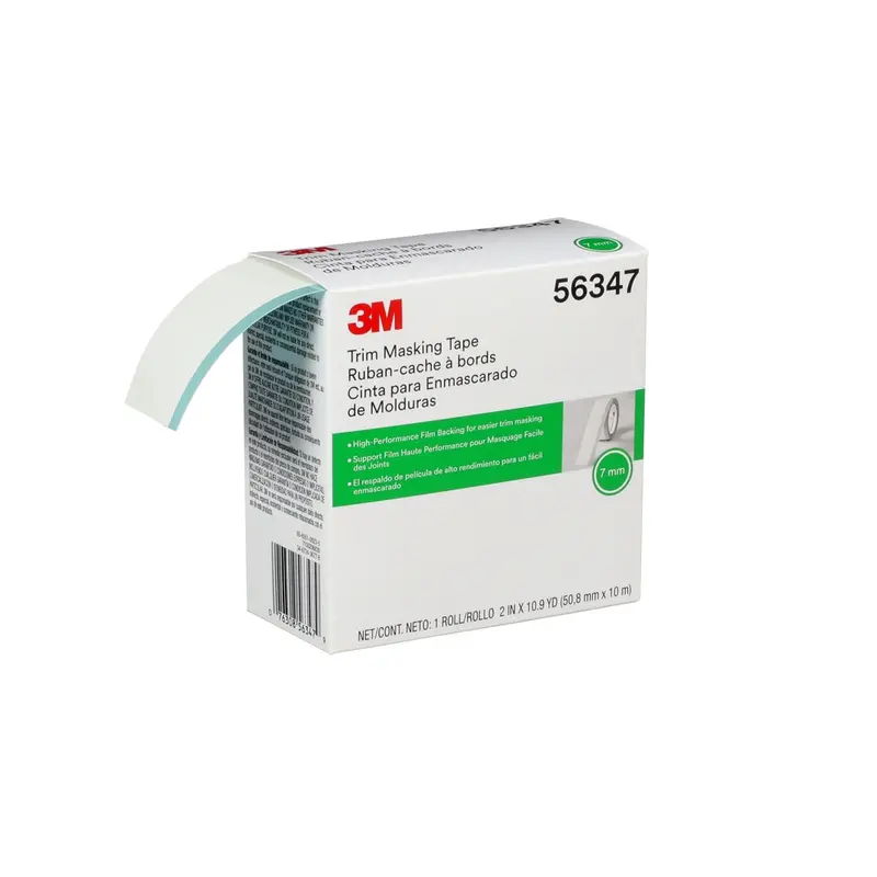 3M Trim Masking Tape, 7Mm Hard Band, 50.8Mm X 10M (6 Rolls/Case) Mmm56347 3M 1