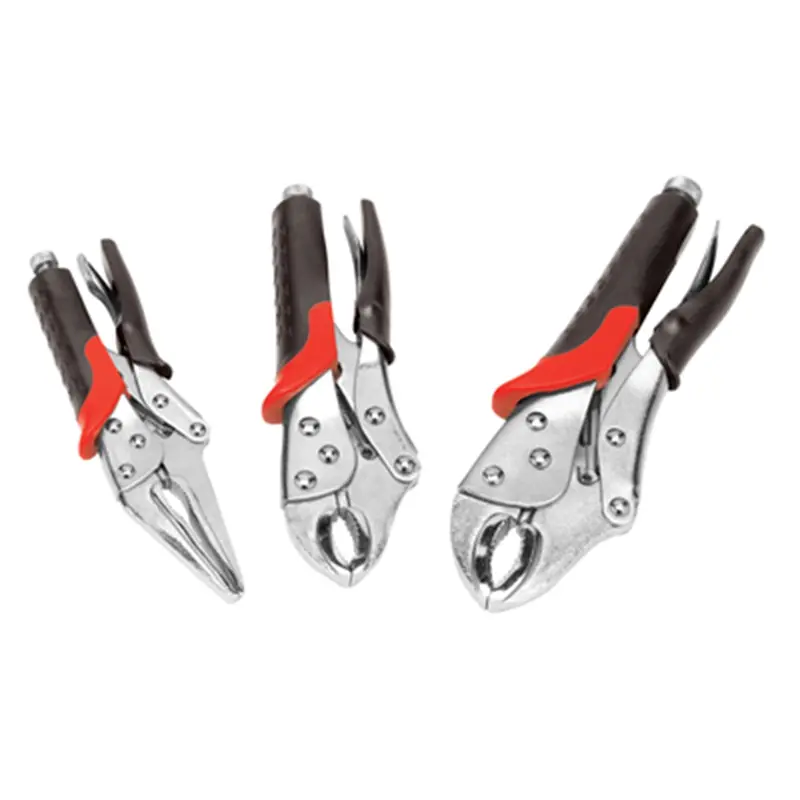3Pc Dual Cushion Locking Plier Wlmw30713 Wilmar Corp. / Performance Tool 1