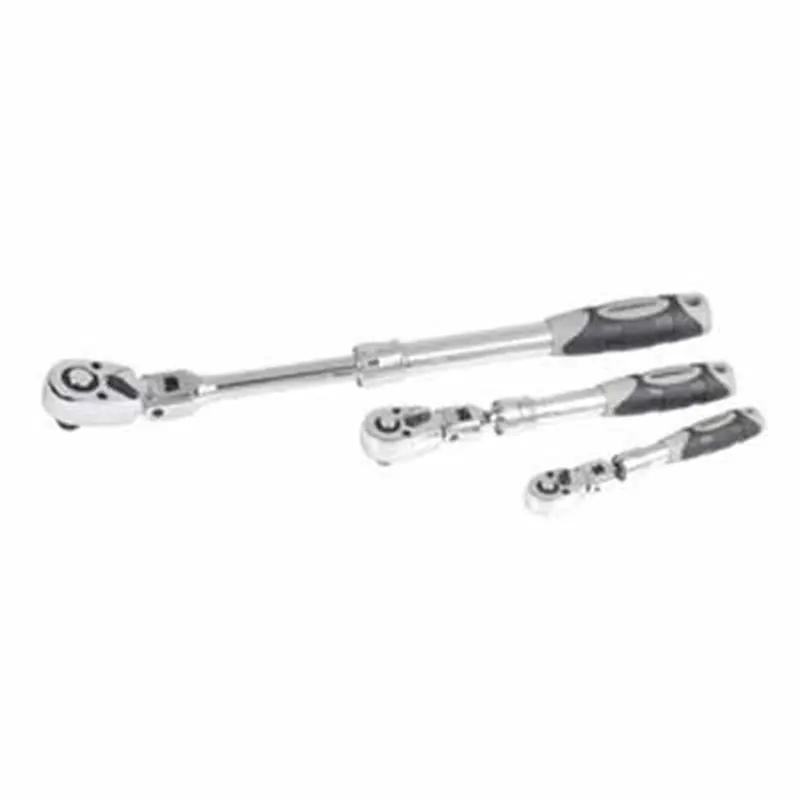 3Pc Ext. Flex Head Ratchet Set Jsp96753 J S Products (Steelman) 1