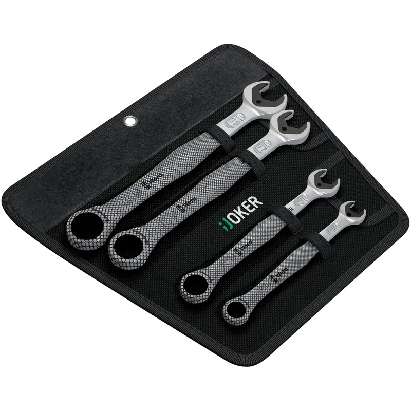 4-Piece Joker Metric Ratcheting Combination Wrench Set Wer05073290001 Wera Tools 1