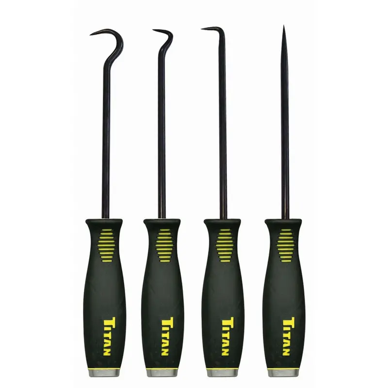 4-Piece Jumbo Bolstered Pick And Hook Set Tit17224 Titan 1