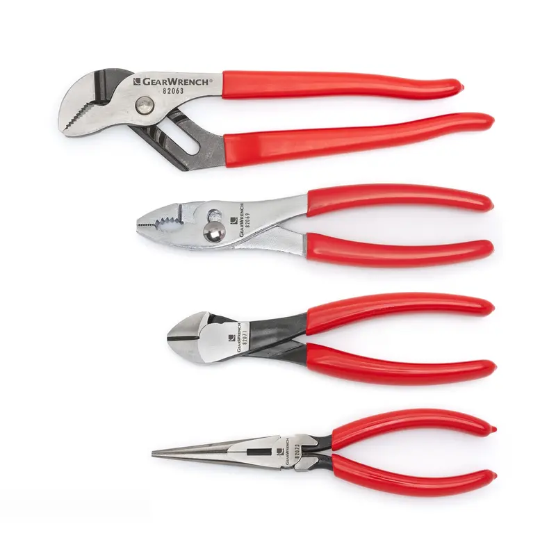 4 Piece Mixed Dipped Handle Plier Set Kdt82114 Gearwrench 1
