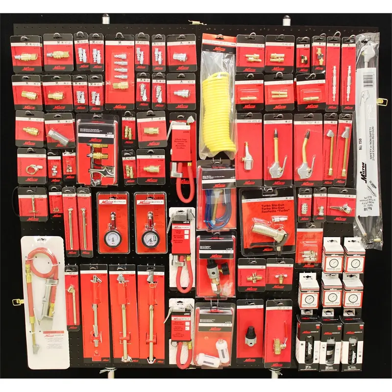 4' X 4' Milton Assortment Planogram, 166 Piece Kit Mils-Milton44 Milton Industries 1