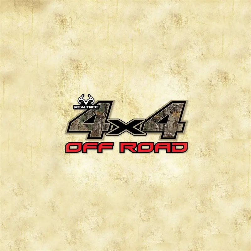 4X4 Off Road Contour-Cut Decal In Rt Xtra Camo Seirt-4X4-Xt Sei 1