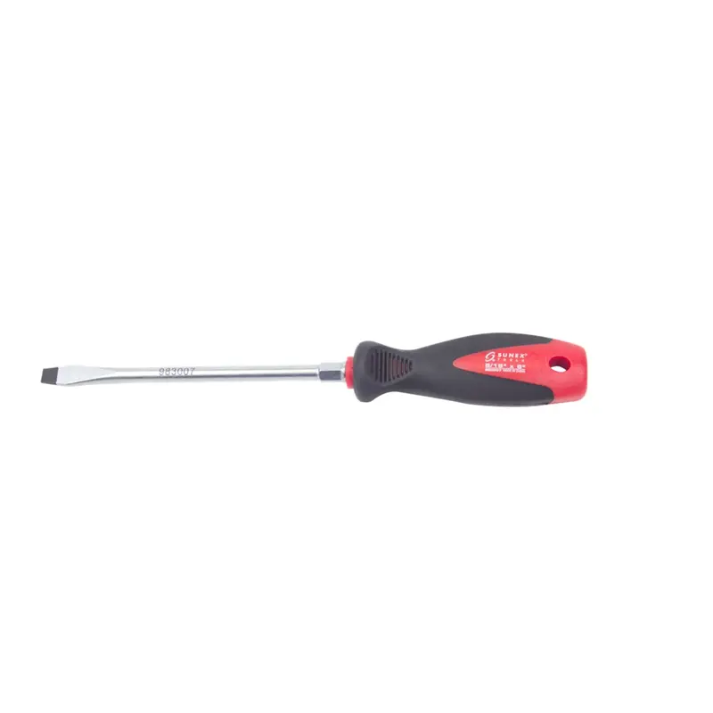 5/16" X 6" Slotted Screwdriver W/Comfort Grip Sun983007 Sunex 1