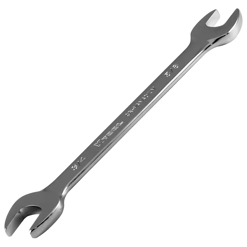 5/8" X  3/4" Fractional Sae Open-End High Polished Chrome Wrench (Ea) Kti42320 K Tool International 1