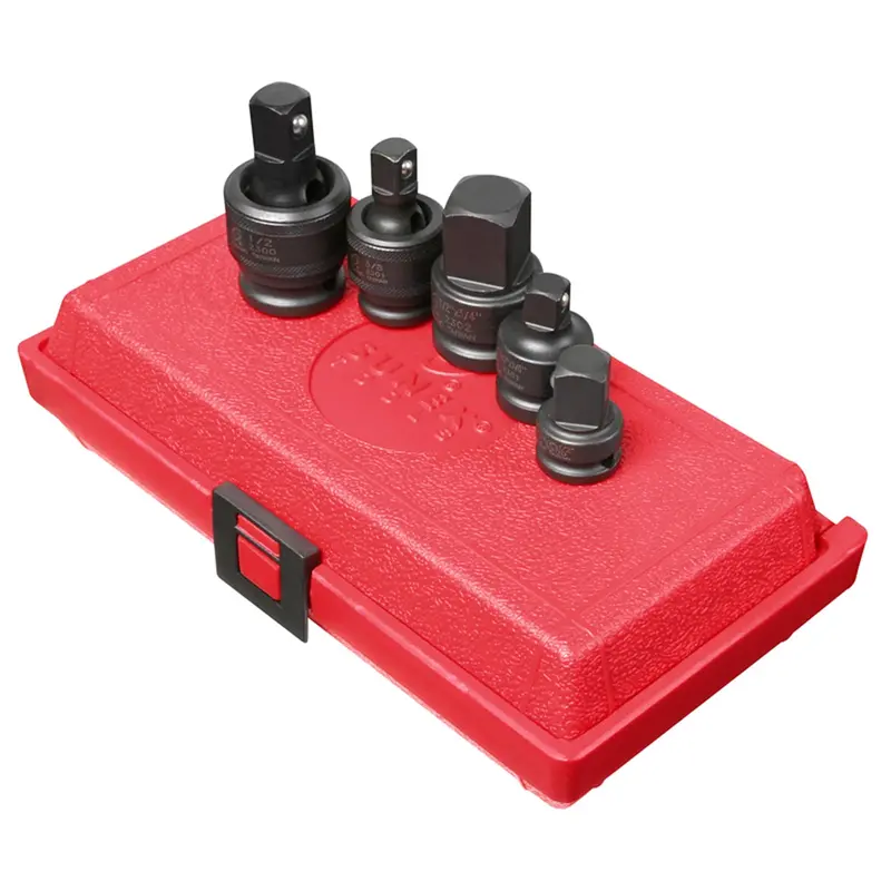 5-Piece 3/8" And 1/2" Drive Adapter And Universal Joint Impact Set Sun3305 Sunex 1