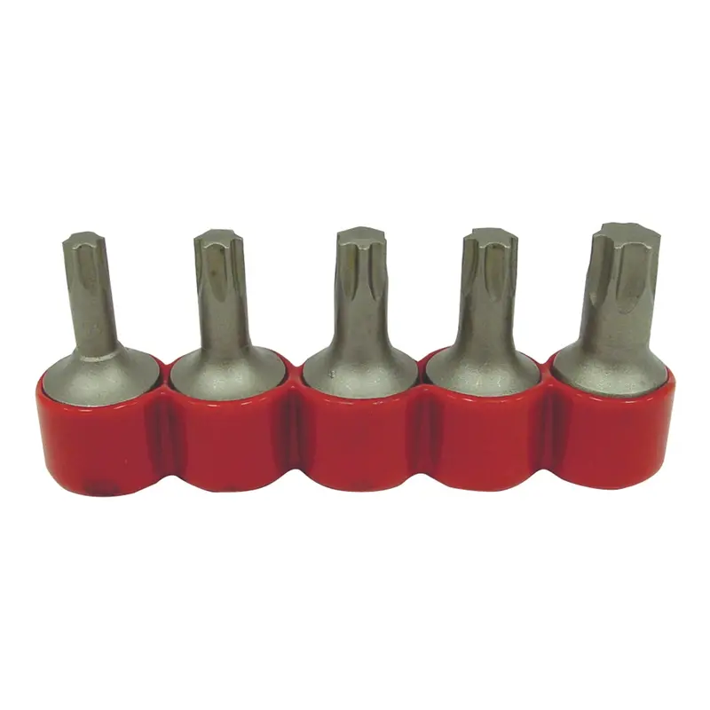 5 Piece 3/8" Square Drive Bits Set For Torx Ver15798 Vermont American 1